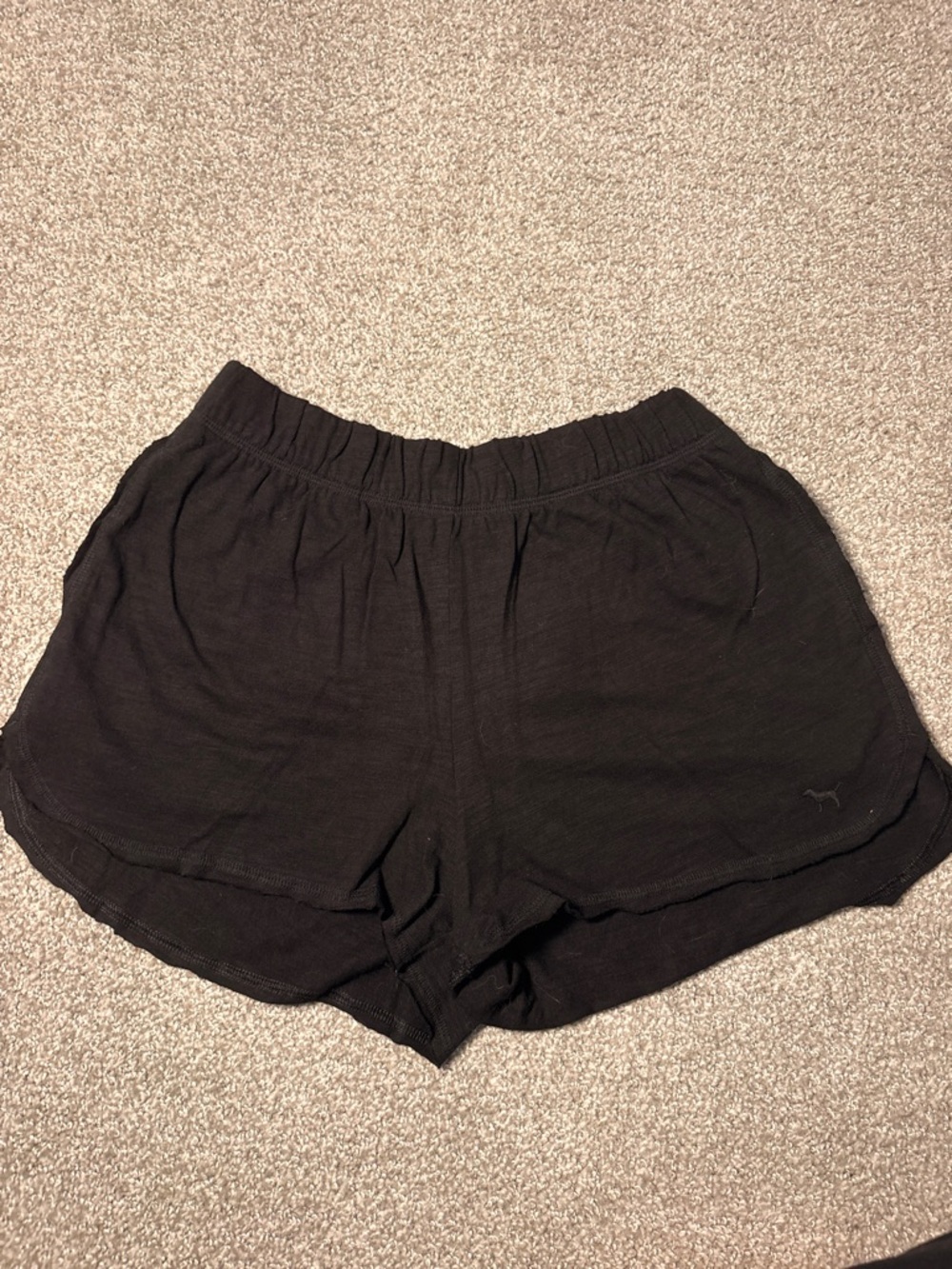 PINK Victoria's Secret Black Athletic Lounge Shorts